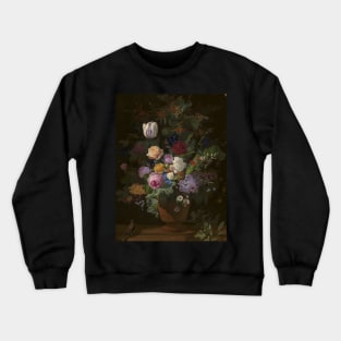 Flowers in a Vase by O.D. Ottesen Crewneck Sweatshirt